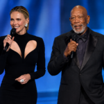 Charlize Theron and Morgan Freeman